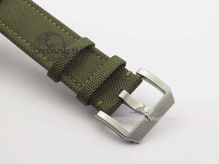 MIROTIME 0304 SunProtective MARK XVII IW324702 Real Ceramic MK Best Edition Green Dial On Green Nylon Strap A 7288